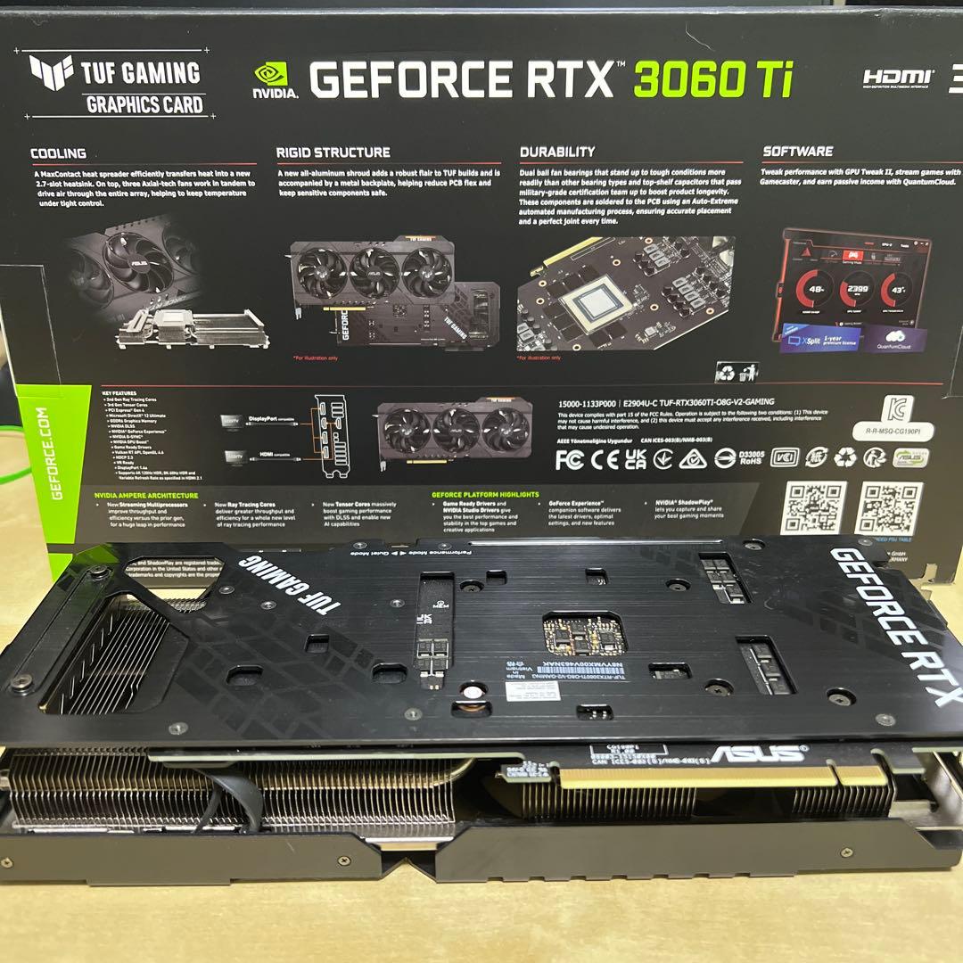 グラフィックボード・グラボ・ビデオカード ASUS TUFGAMING GEFORCE RTX3060Ti