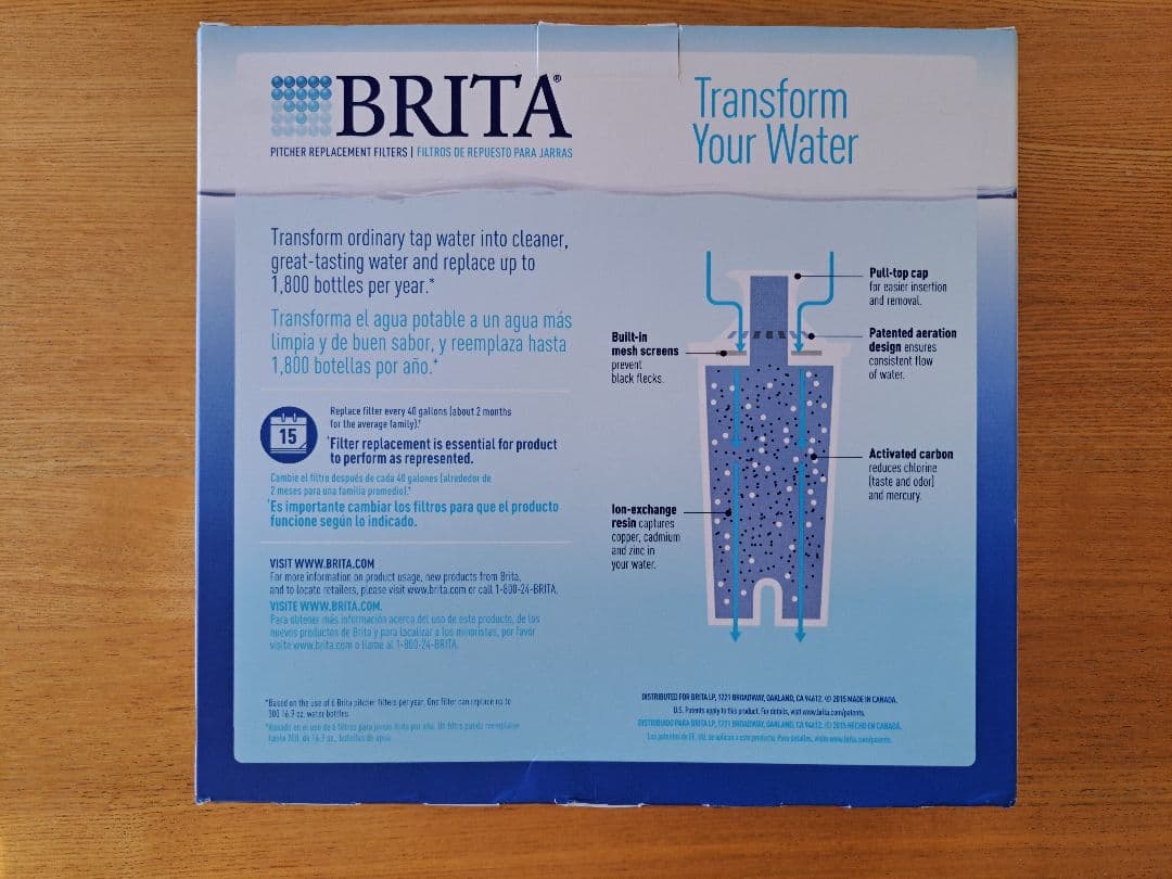 BRITA CLASSIC 浄水器カートリッジ 10個 アメリカ仕様(2)