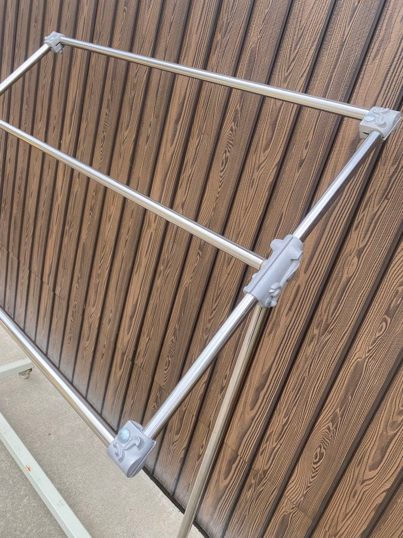 ハンガーラック　金属製　業務用　クリーニング　レトロ　ヴィンテージ　アンティーク