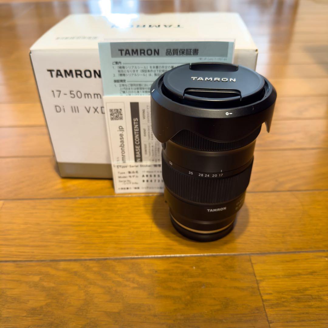 【中古】TAMRON 17-50mm Di III VXD ソニーEマウント用