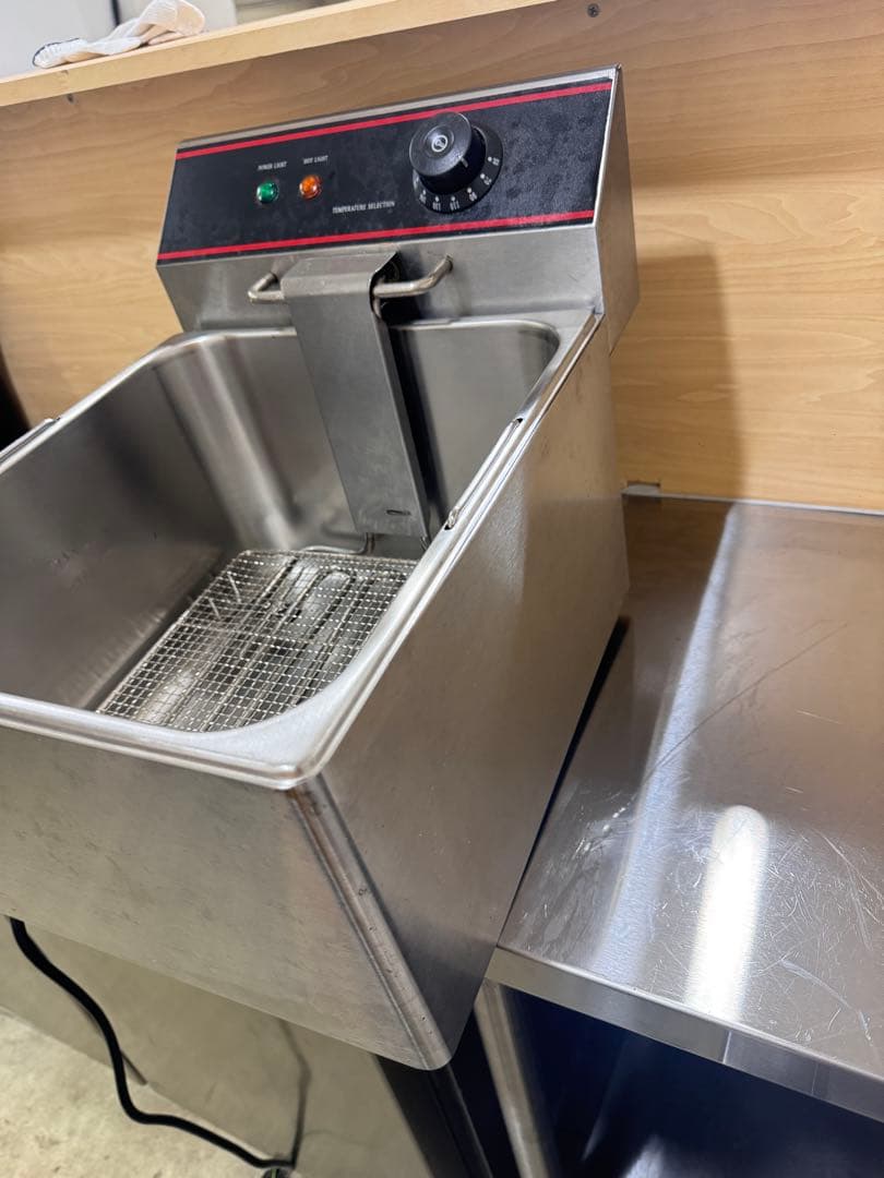 電気フライヤー ステンレススチール