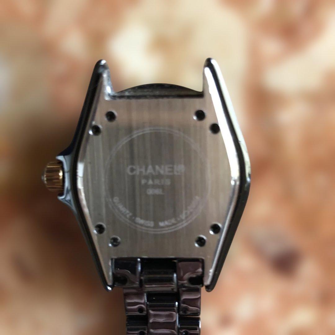 CHANEL ブラック ゴールド セラミック 時計