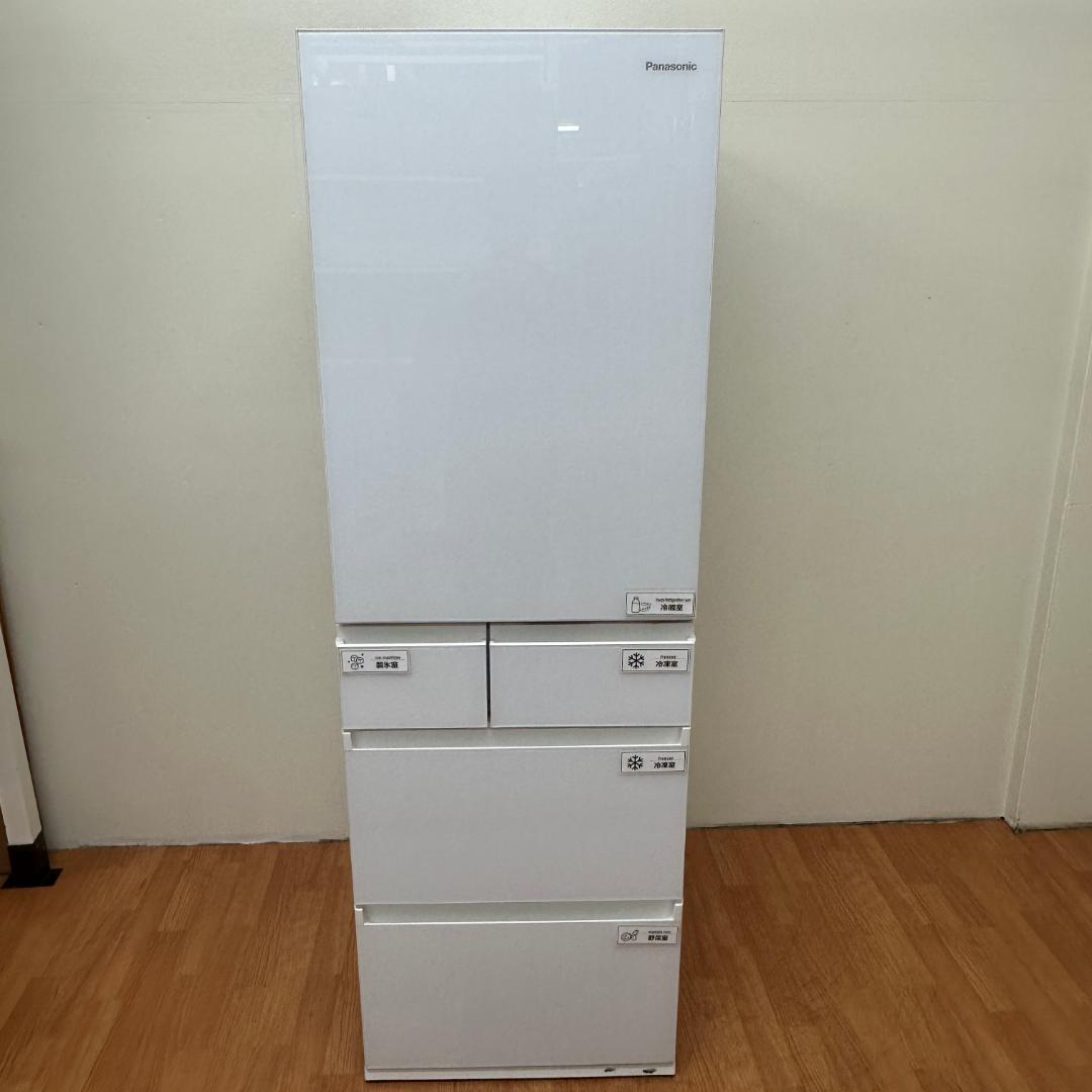 パナソニック 5ドア冷蔵庫 2022年製 450L エリア送料無料 A25-01