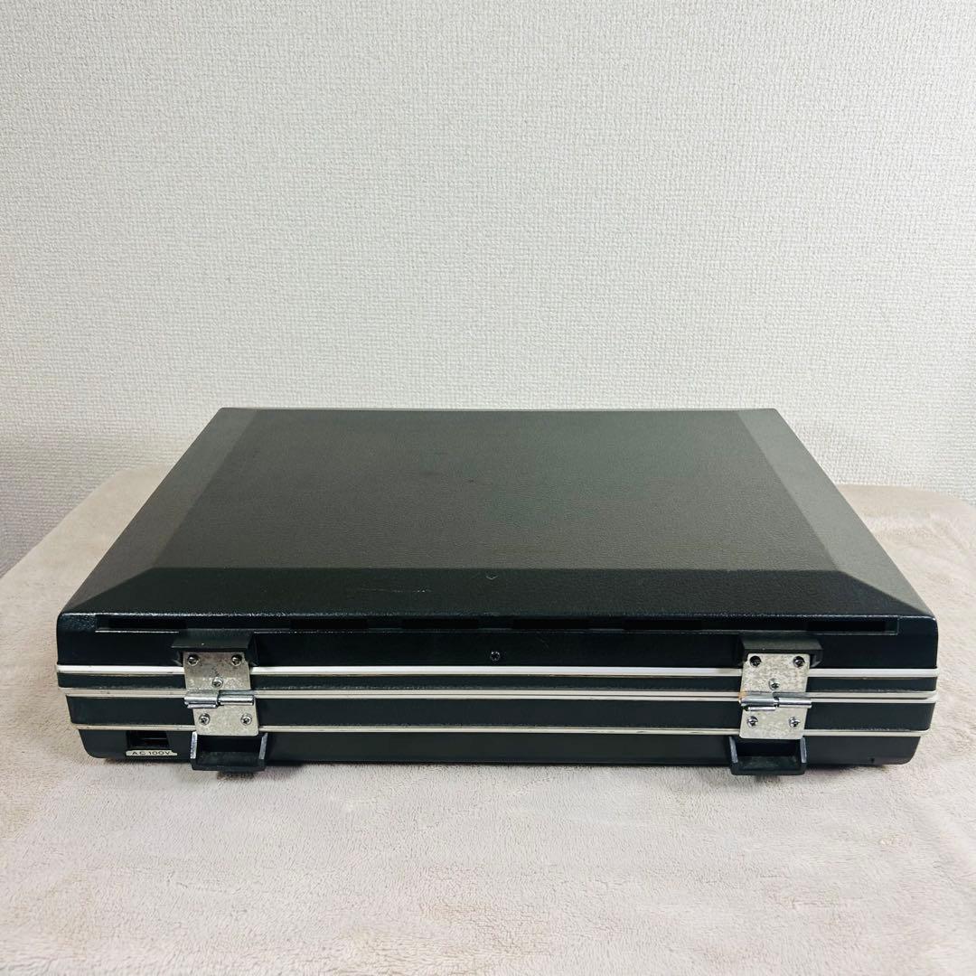 【再生OK】CROWN アタッシュケース型 カセットデッキ CRC-9950F