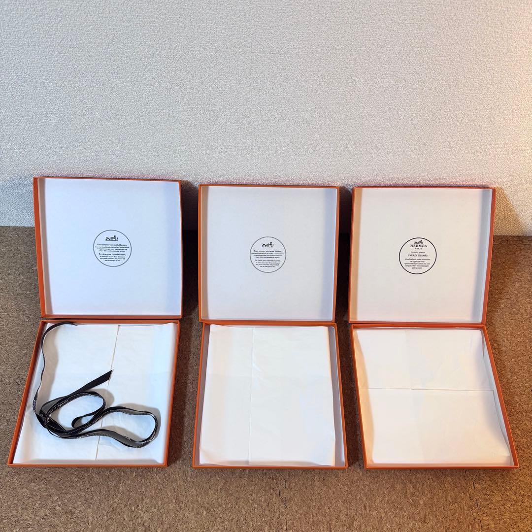 【美品】エルメス 空箱 6個 カレ90 スカーフ