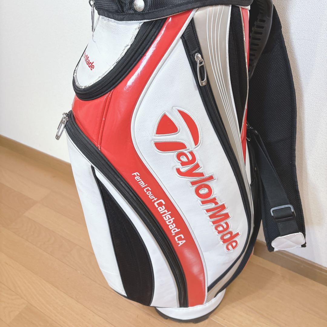 K383 TaylorMade キャディバック 白赤
