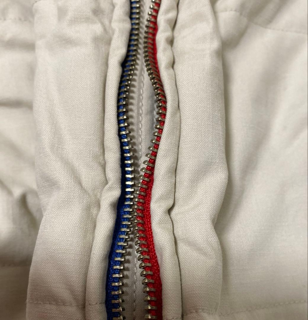 45rpm 日本のブランド　 フード付きコート　 淡いベージュにダークグレーボア