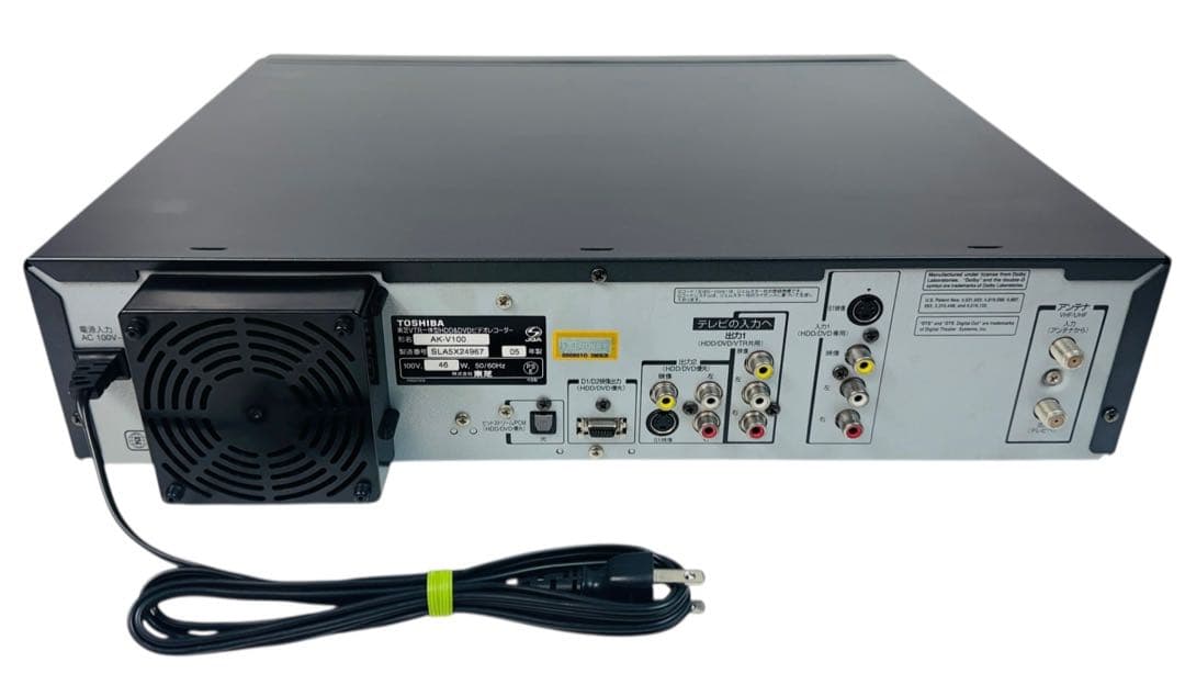 東芝 ダビング機能 HDD内蔵VHSビデオ一体型DVDレコーダー AK-V100