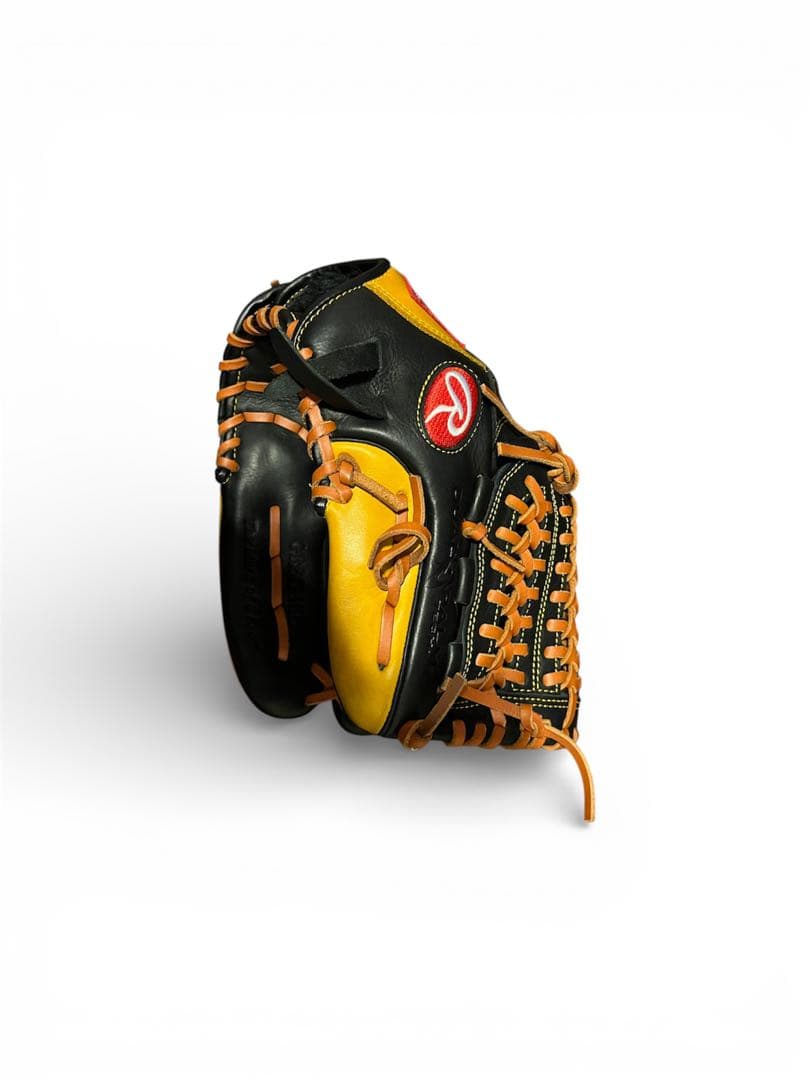 Rawlings 軟式グローブ 黒/黄　美品