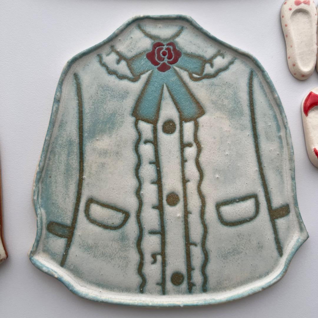 木村涼子　さん　洋服プレート　箸置き