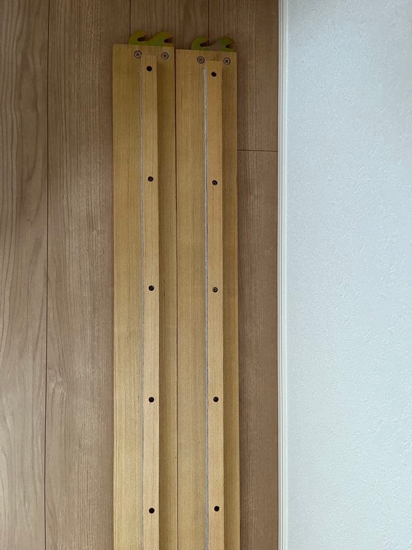 無印良品　木製ベッド　オーク材　突板　ダブル