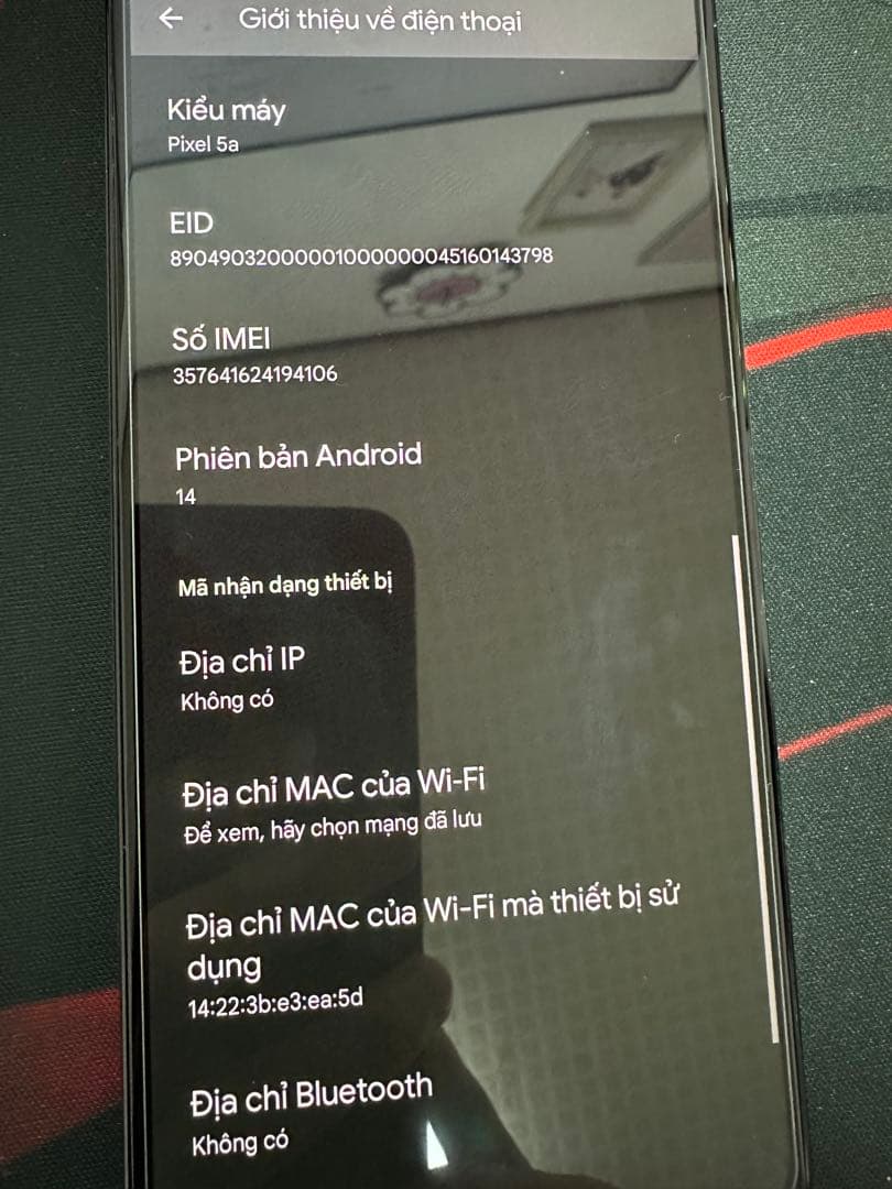Google Pixel 5a 本体