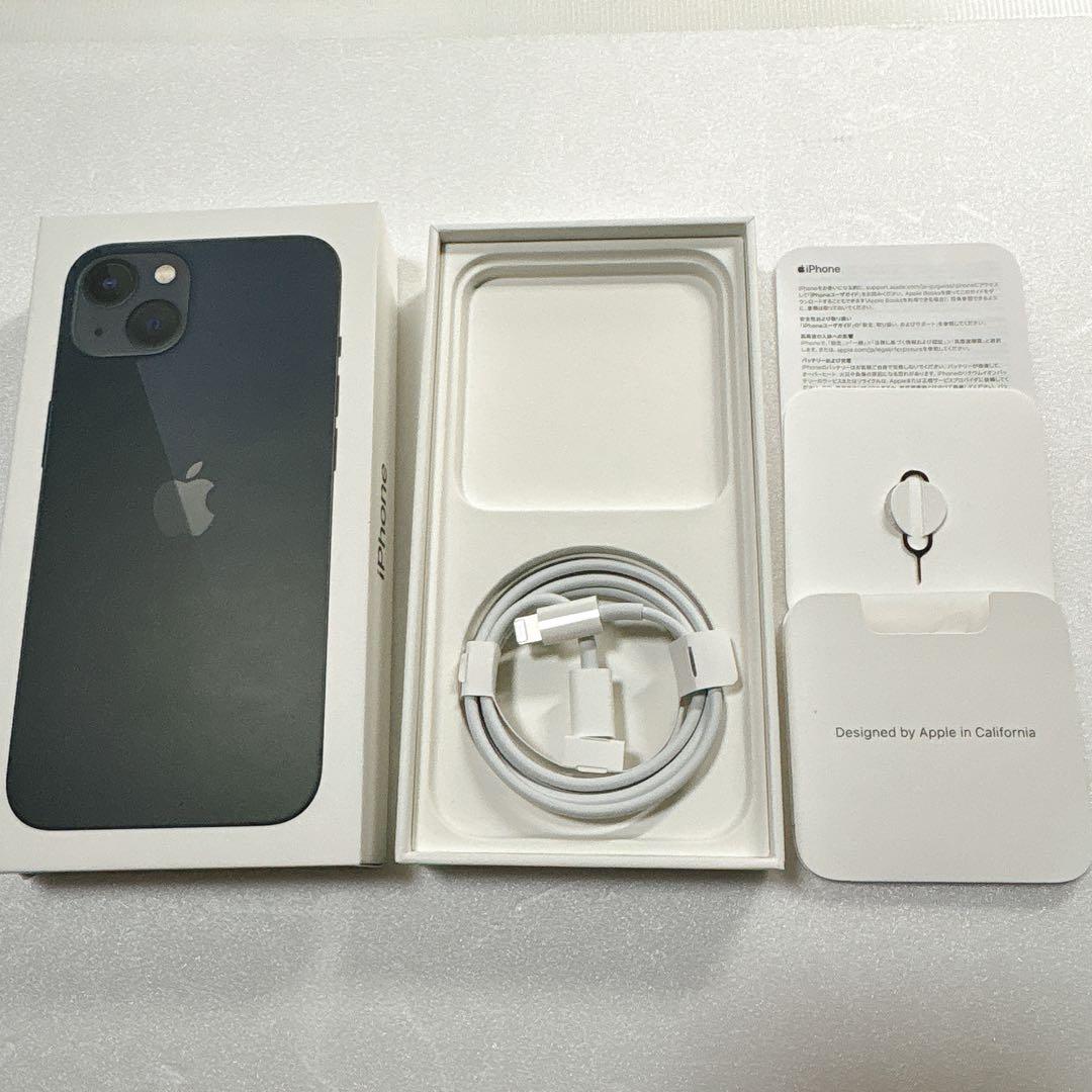 iPhone 13 128GB ミッドナイト SIMフリー 純正バッテリー98%