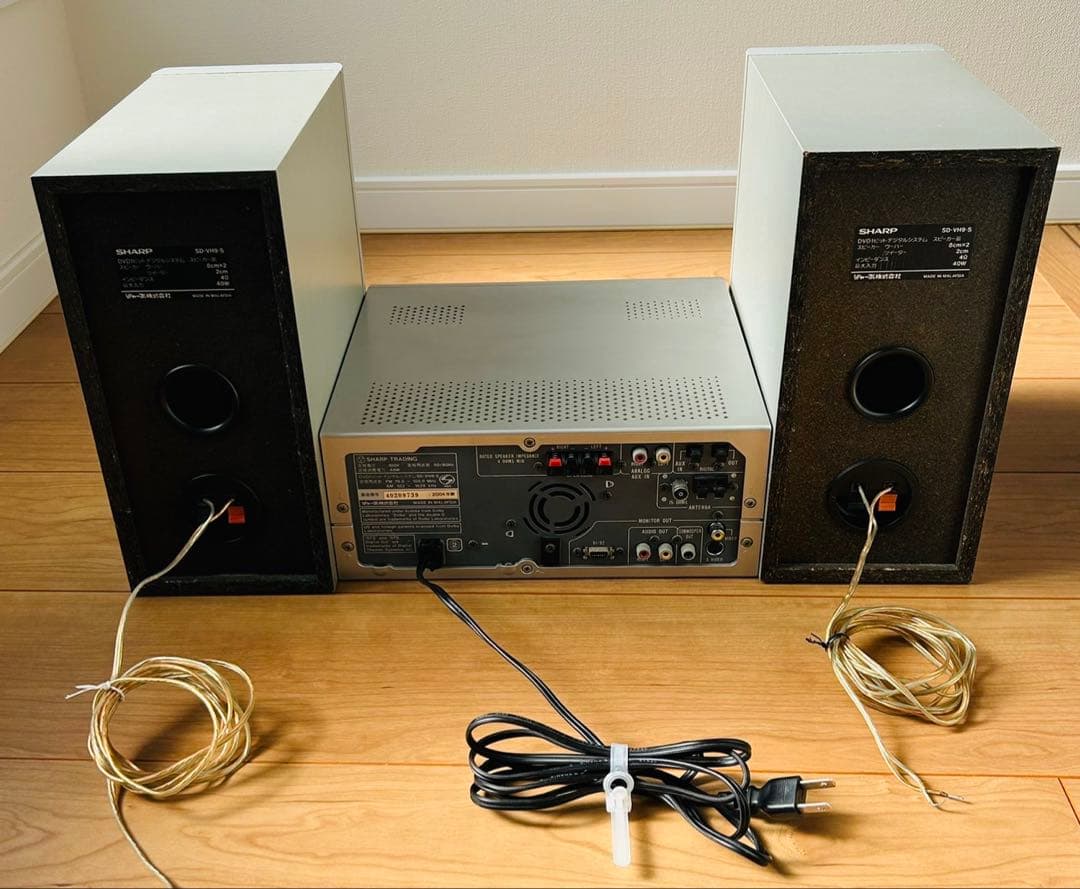 SHARP ミニコンポ SD-VH9-S シャープ CD MD DVD