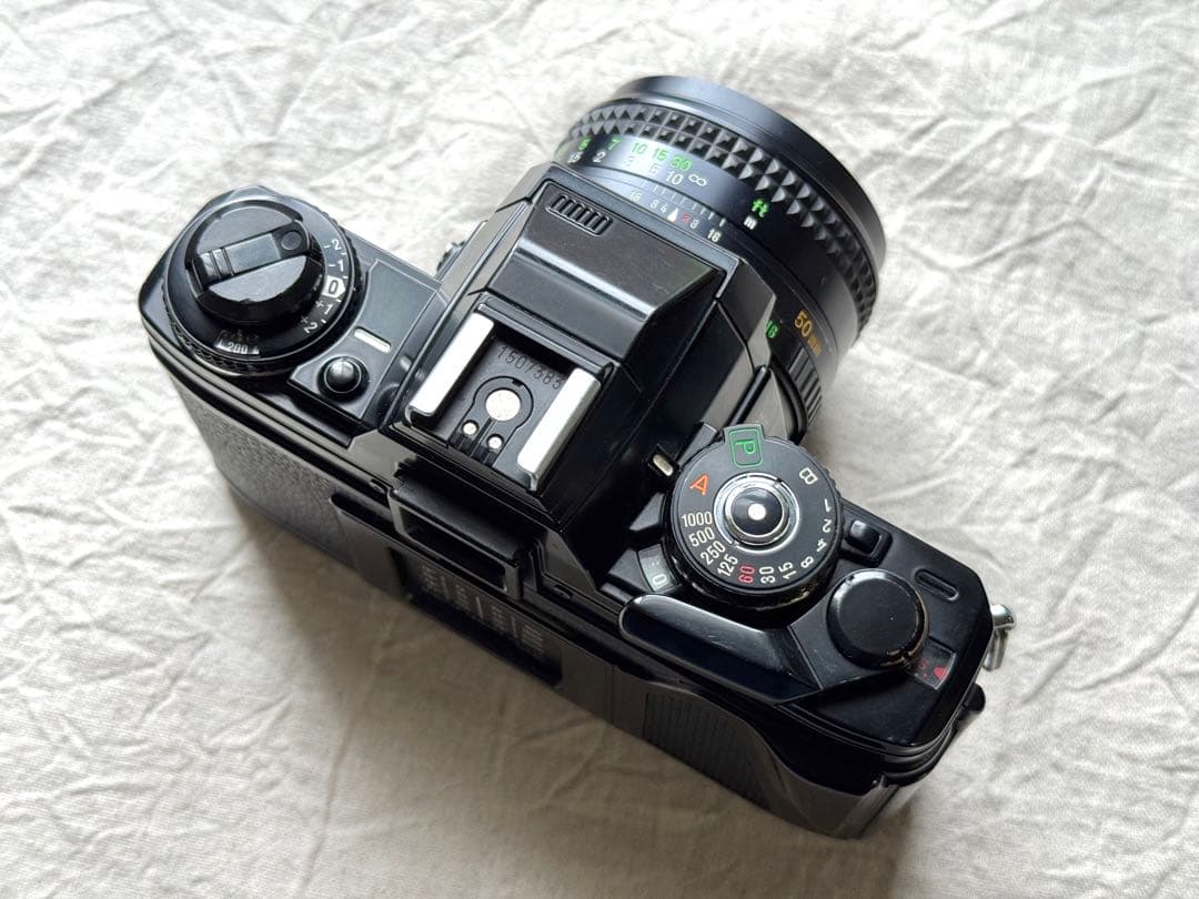 ⌘完動品！ モルト交換済！作例あり MINOLTA X-700 単焦点レンズ付⌘