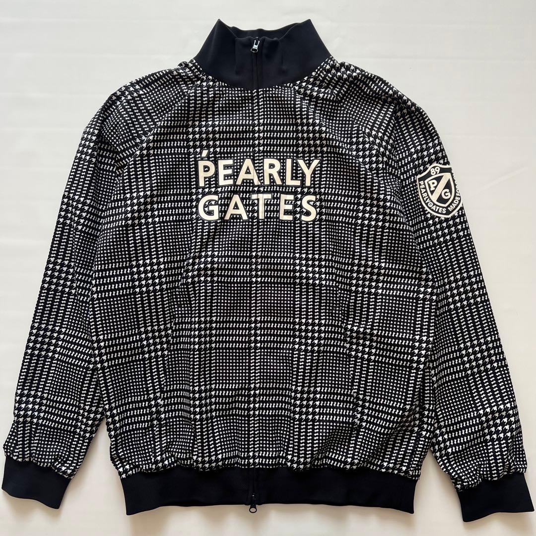 Pearly gates パーリーゲイツ　千鳥柄　ナイロンジャケット メンズ