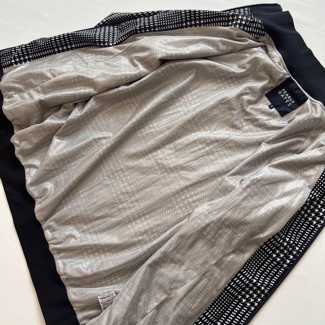 Pearly gates パーリーゲイツ　千鳥柄　ナイロンジャケット メンズ