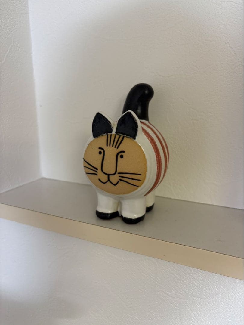 リサラーソン　ディエチキャット　限定色　赤ボーダー