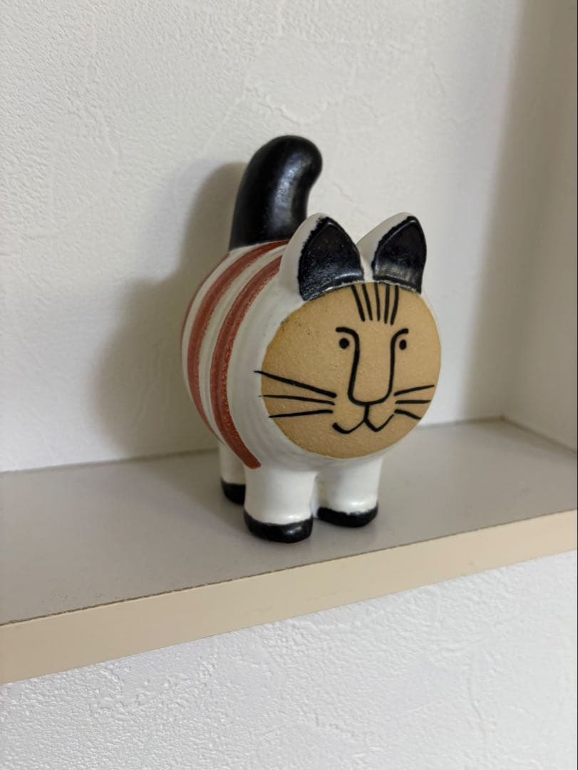 リサラーソン　ディエチキャット　限定色　赤ボーダー