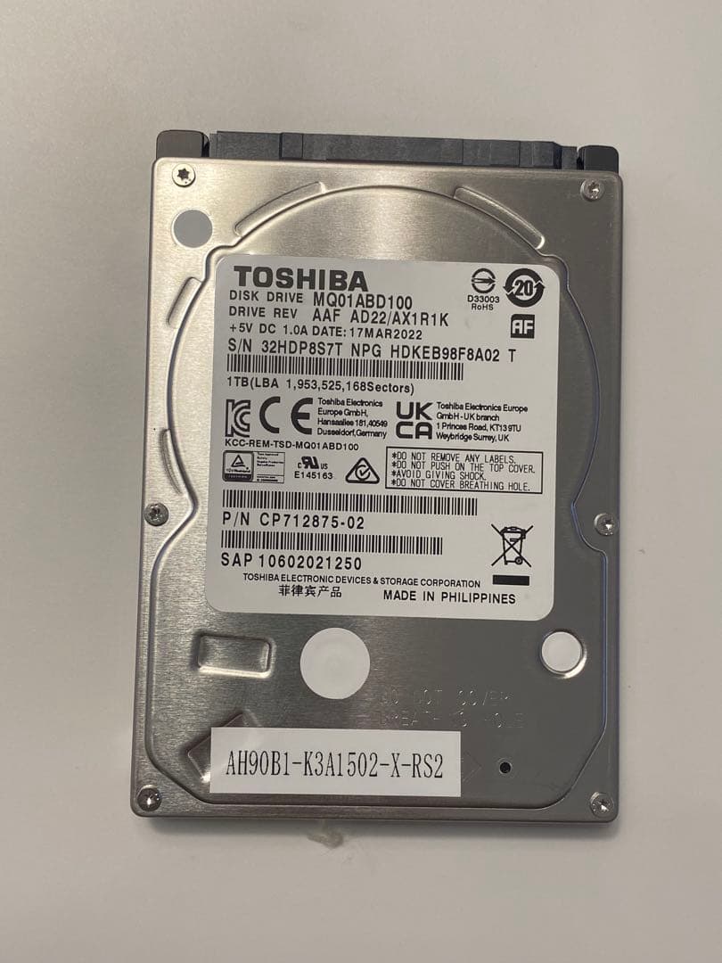 外付けハードディスク・ドライブ WD Black 1TB HDD 6Gb/s mix 13TB (1TBx13)