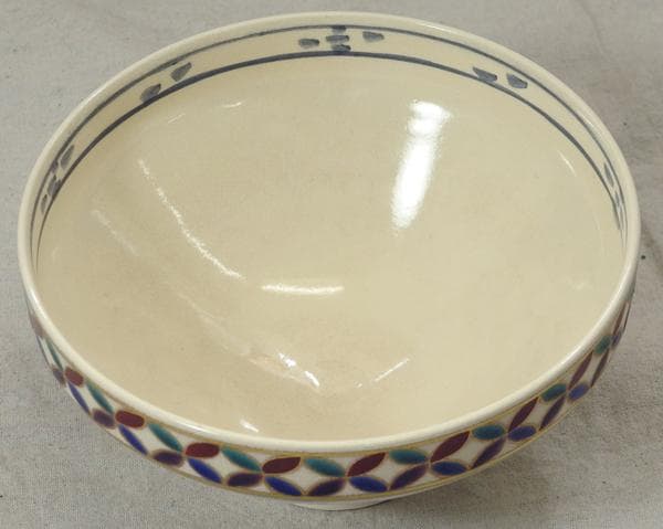 数茶盌 独楽型 七宝 唐子遊び 橋本永豊 茶碗 10個【未使用】