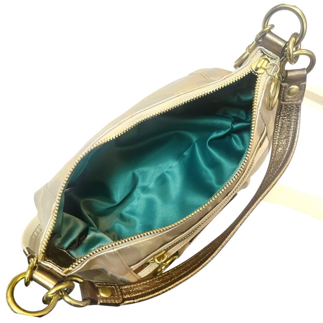 【極美品】COACH ポピー ショルダーバッグ ワンショルダー シグネチャー