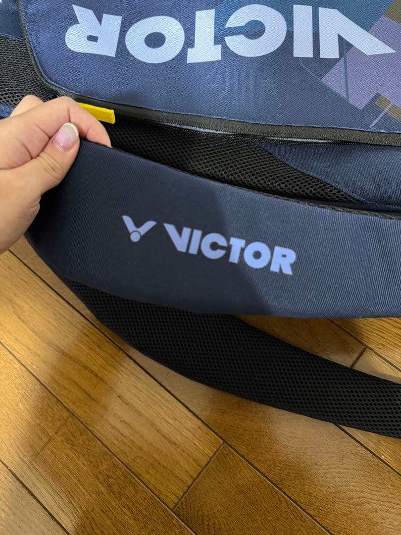 VICTOR バドミントンバッグ ネイビー