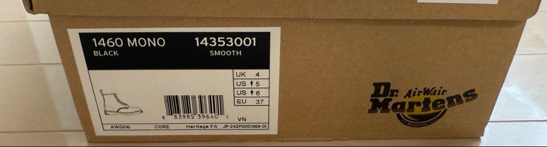 美品⭐︎Dr. Martens ドクターマーチン1460 MONO 8 ホール