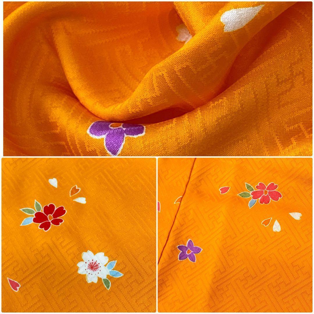 【着物と帯 時流】O170ys◆七五三 3才女の子着物&被布コート+長襦袢◆正絹