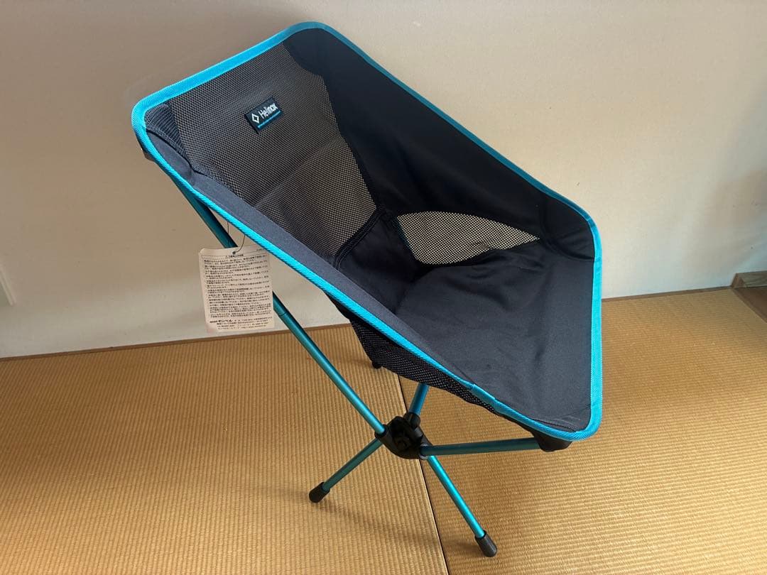 Helinox アウトドアチェア ブラック・ブルー