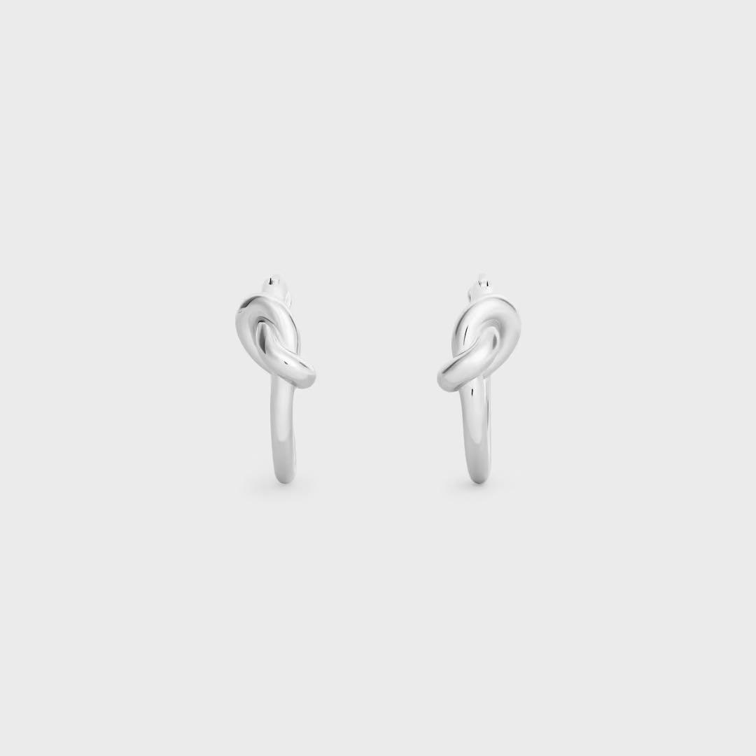 R*u様 【新品未使用品/片耳用】CELINE セリーヌ ノットスモールフープピ