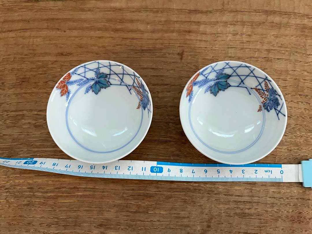 人間国宝　酒井田柿右衛門　13代　桐錦絵　豆皿　小鉢