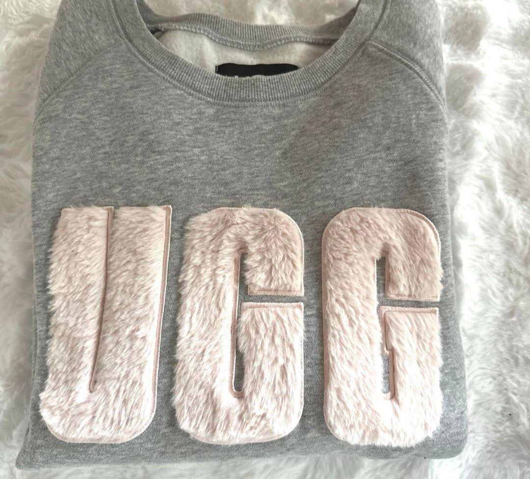 UGG グレー ロゴスウェット