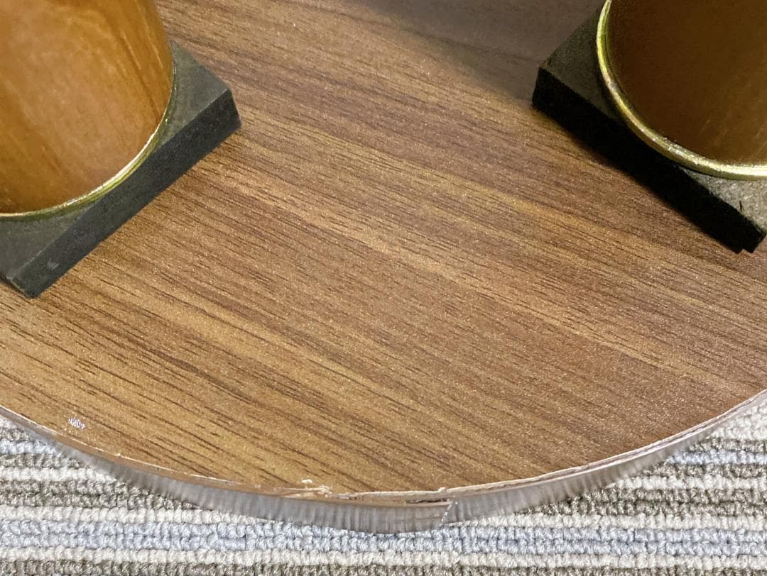 コンパクトドレッサー スツール付 鏡一面 シンプル モダン ダークブラウン