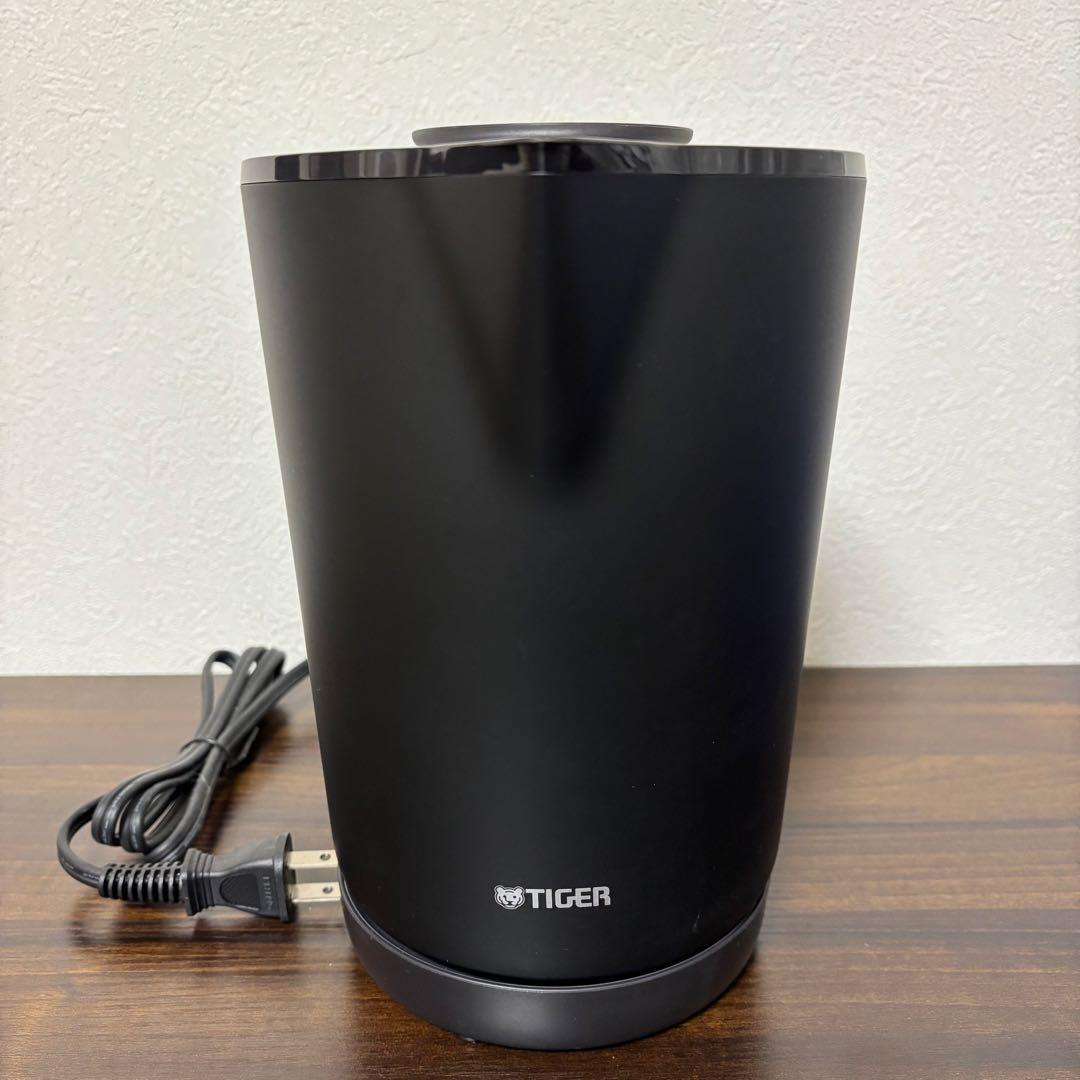 保証付★タイガー魔法瓶 電気ケトル 温度調節 PTQ-A100KO ブラック