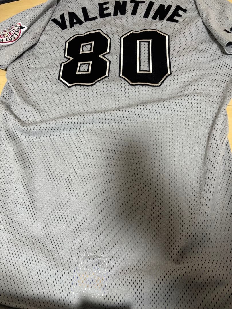 千葉ロッテマリーンズ バレンタイン ユニフォーム ビジター 実使用 1995年