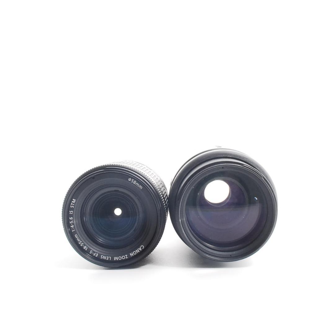 Canon Kiss X10✨一眼レフカメラ スマホ転送　ショット数少　Ｗレンズ