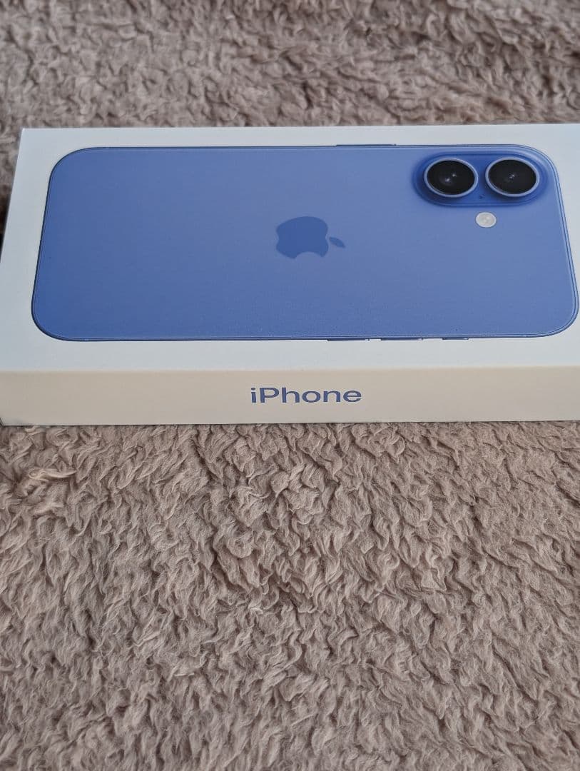 新品未開封 iPhone 16 128GB ウルトラマリン 　　　　 おまけ付き