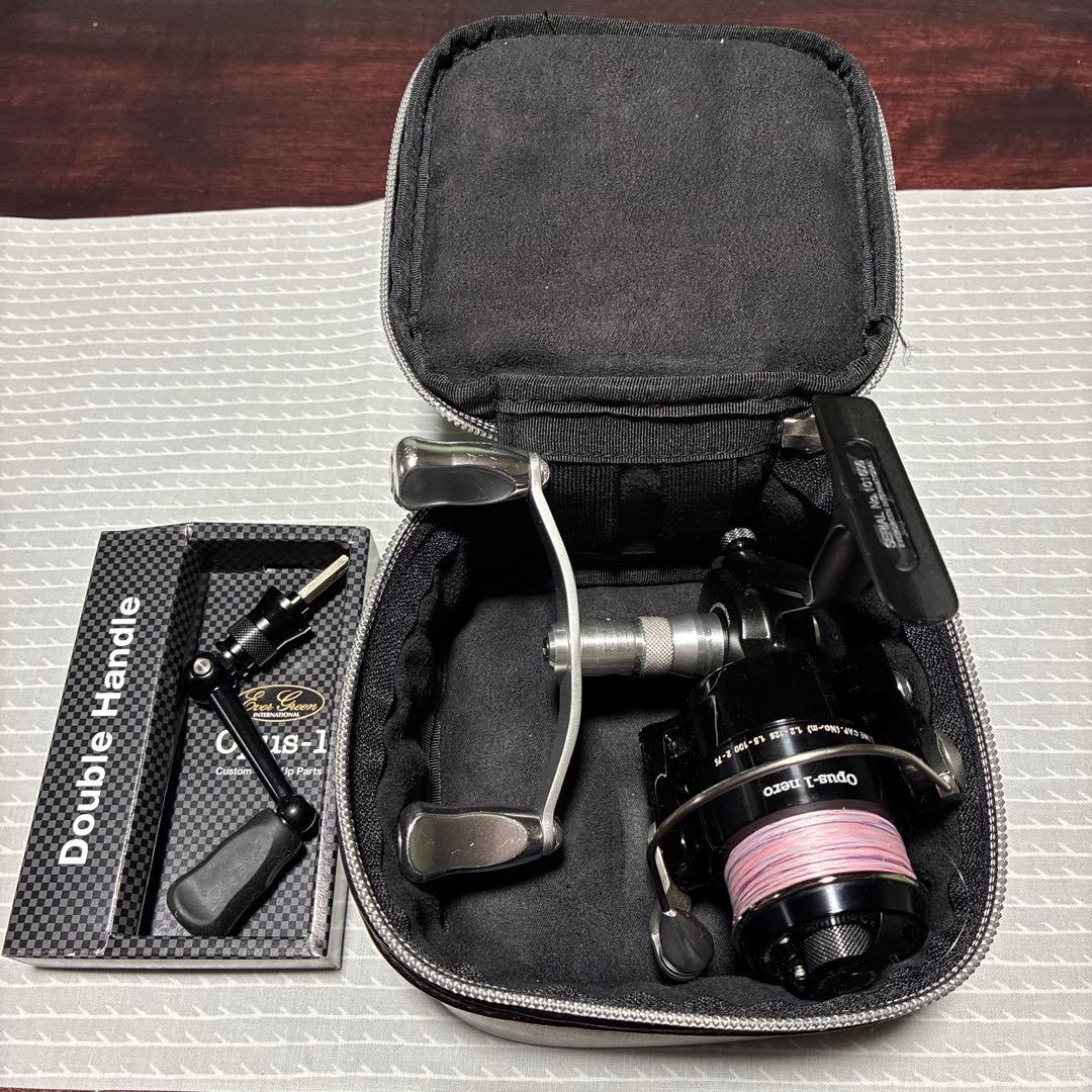 オーパス1 ネロ スピニングリール ダブルハンドルとオーパス1 の2点セット