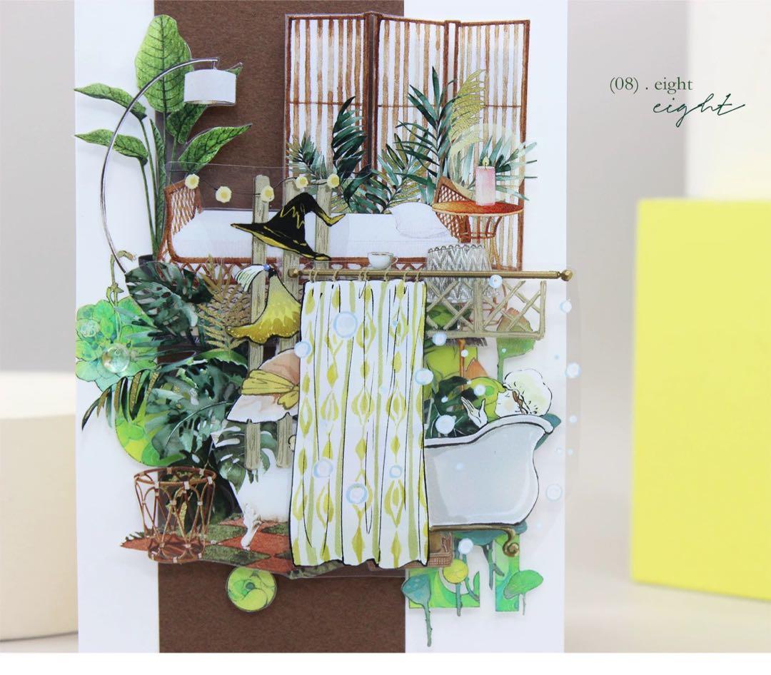 moodtape《温暖之家》海外マスキングテープ　マステ 【2344】