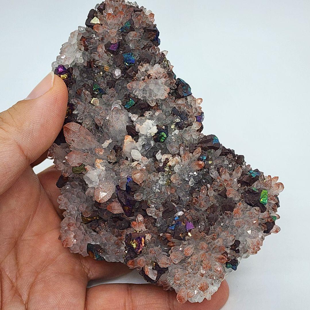 希少！キャルコパイライトクォーツ共生 原石