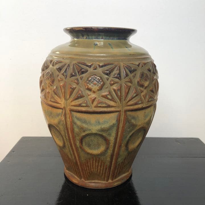 vintage 文様のある花器