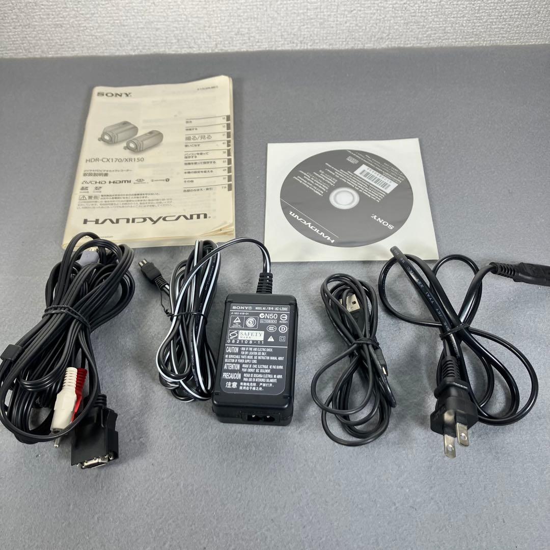 【箱付】SONY ビデオカメラ ハンディカム HDR-CX170 レッド