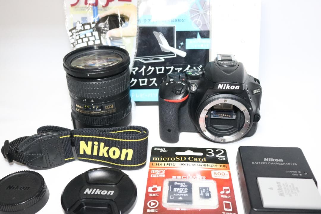 ⭐近望遠レンズセット！⭐Nikon D5500 ⭐一眼レフ 18-200mm付き