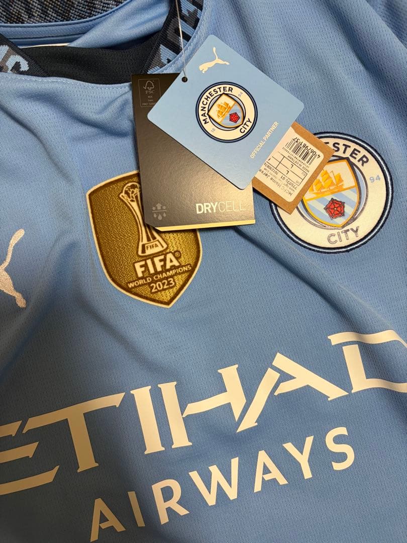 24-25 プレミアリーグ　マンチェスターシティユニフォーム　ロドリ　正規品