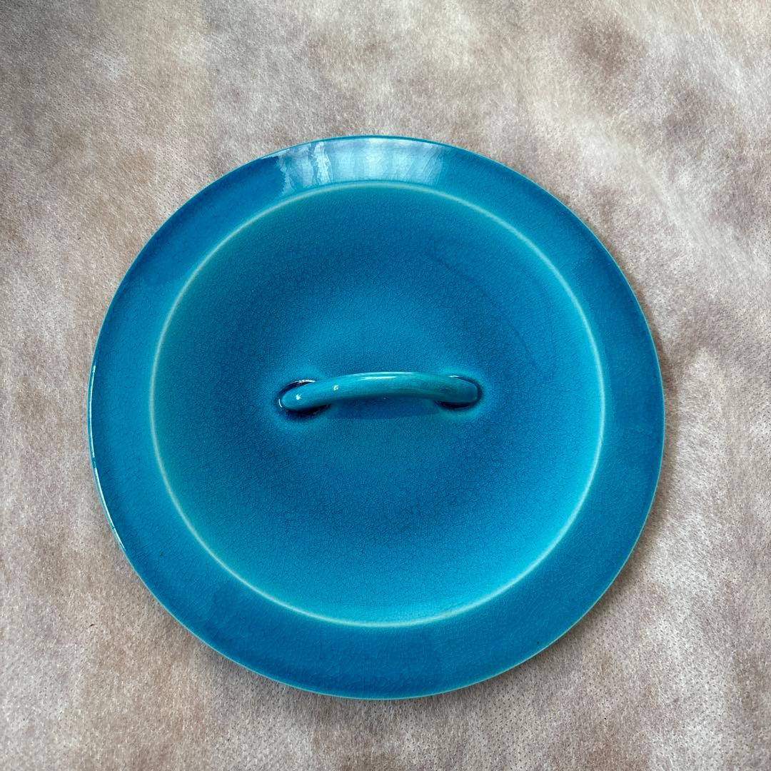 茶道具　即中斎宗匠好　浅黄交趾　末広水指　翠嵐窯