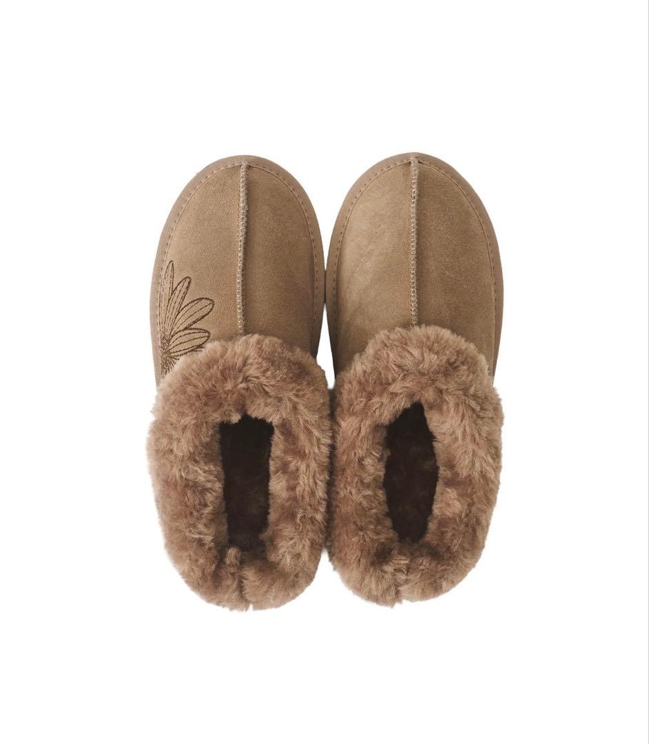 Mardi Mercredi L 25 新品未使用　ムートンブーツシューズ