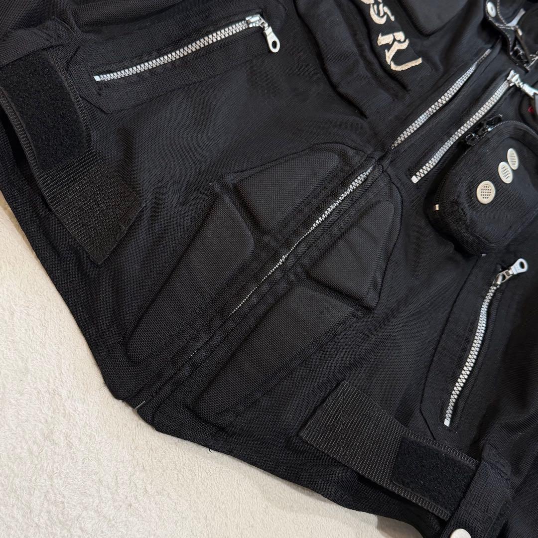 KISS RACING TEAM　バイクジャケット　プロテクター　ブラック　M