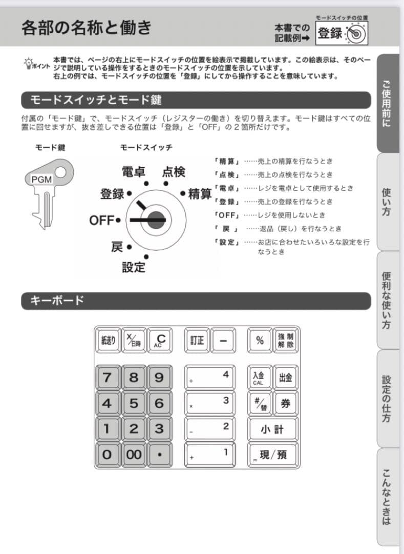 CASIO 電子レジスター　SE-G2-WE 店舗　業務用　※欠品箇所有り