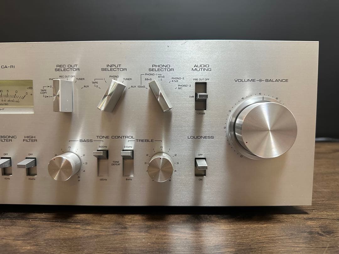 完動品　YAMAHA ヤマハ プリメイン アンプ CA-R1 取り扱い説明書付き